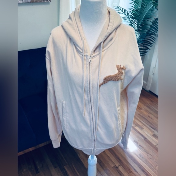 Pink and Brown Graphic Sweatshirt - Picture 6 of 9